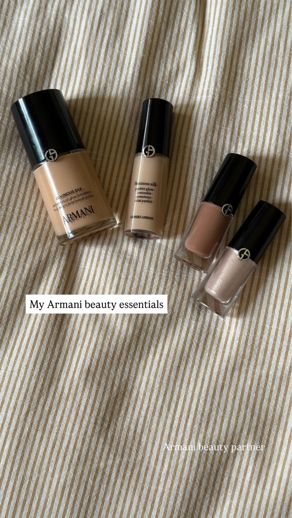 3 essential products from Armani Beauty that are staples in my makeup collection!
#armanibeautypartner #ad 
@Armani beauty  @Sephora  #luminoussilk