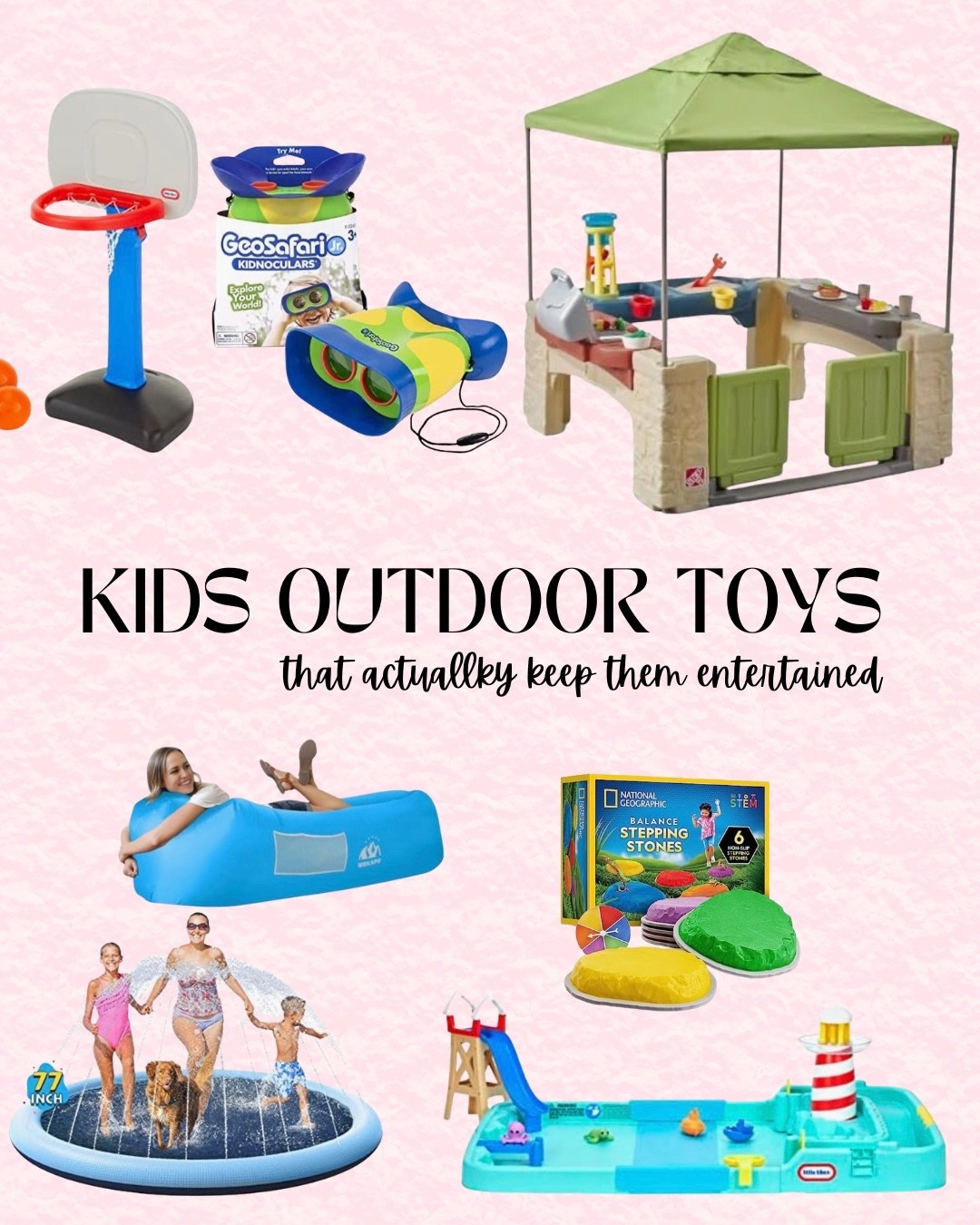 Outdoor fun for the toddler age kiddos! Between these and our “potion” table, they play for hours!

Outdoor play, toddler toys, outdoor toys, summer toys

#LTKKids