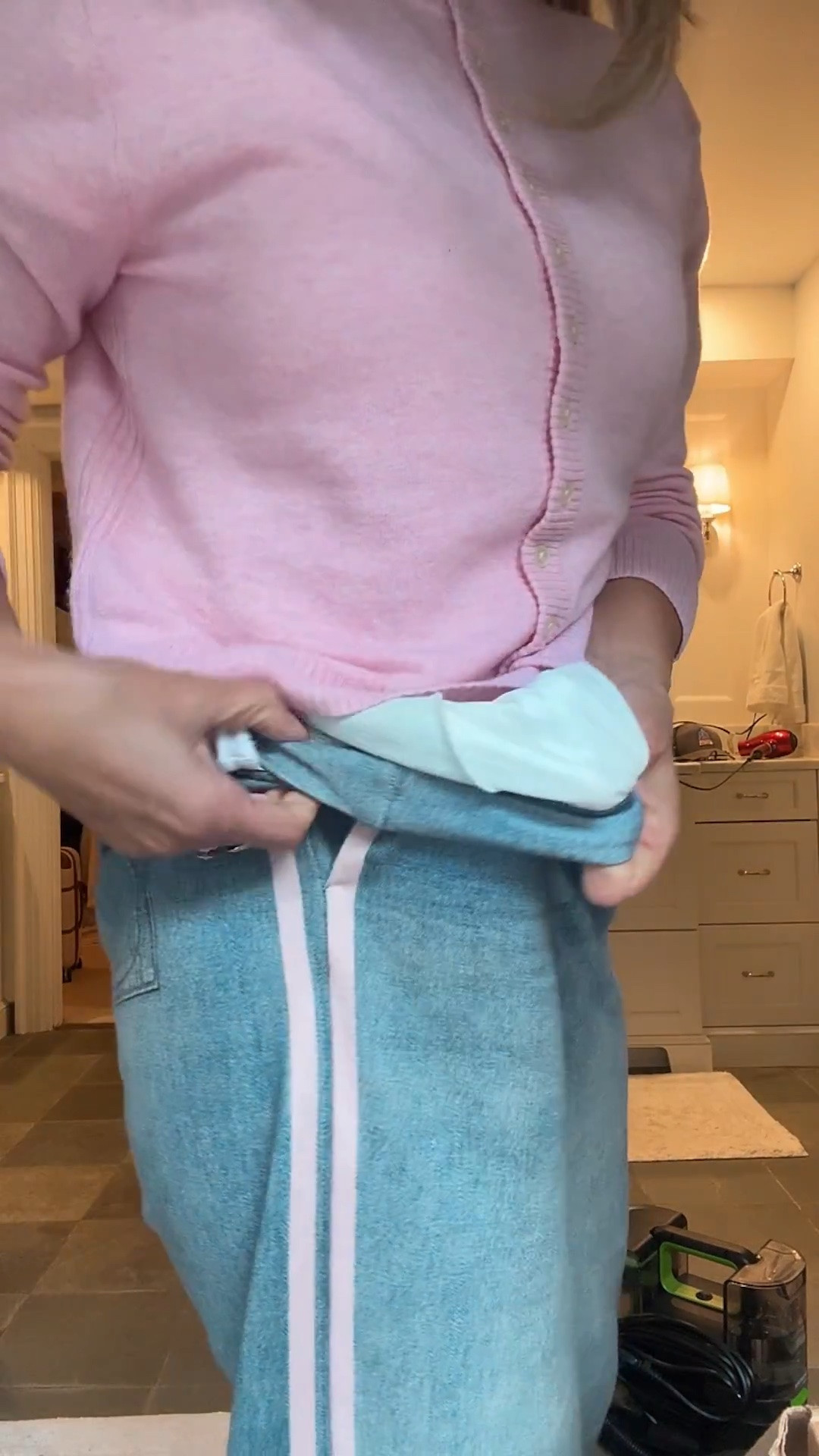 Look at how soft and stretchy these are!! I just love them in the pink sporty stripe but I have several other styles as well! Cozy and comfy! s

#LTKOver40 #LTKMidsize #LTKdayinmylife