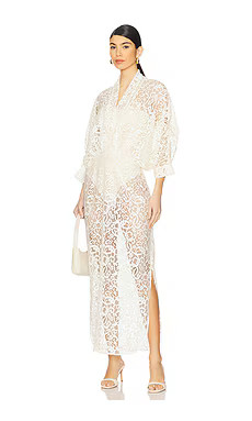 SWF Plunge Dress in Ivory from Revolve.com | Revolve Clothing (Global)