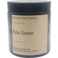 Palo Santo Soy Candle 4Oz 20-25 Hours Hand Poured With All Natural Wax & Fragrant/Essential Oils | Herbal Birthday Gift | Etsy (US)