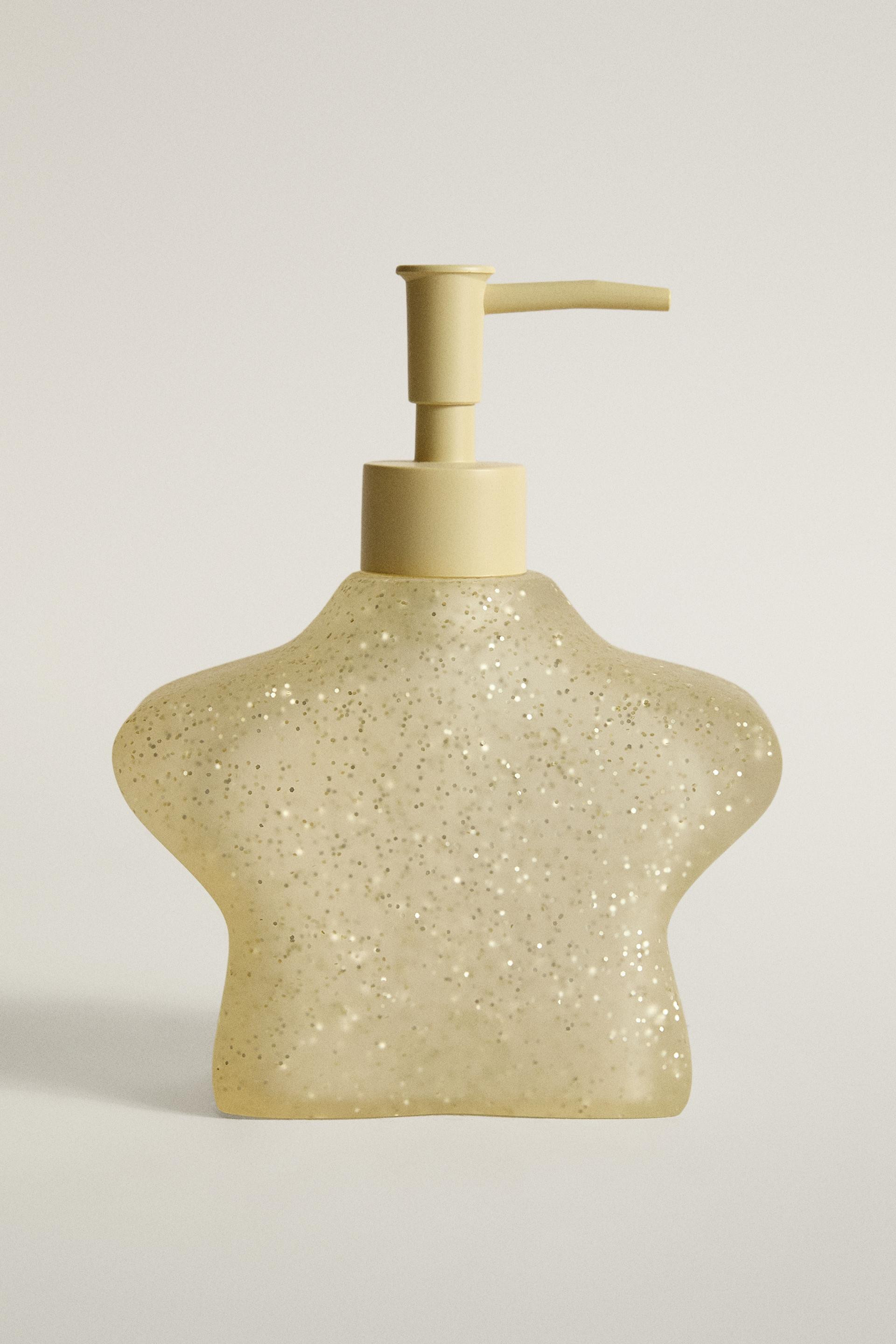KIDS' GLITTER STAR SOAP DISPENSER - Yellow - ONE SIZE ONLY | Zara US