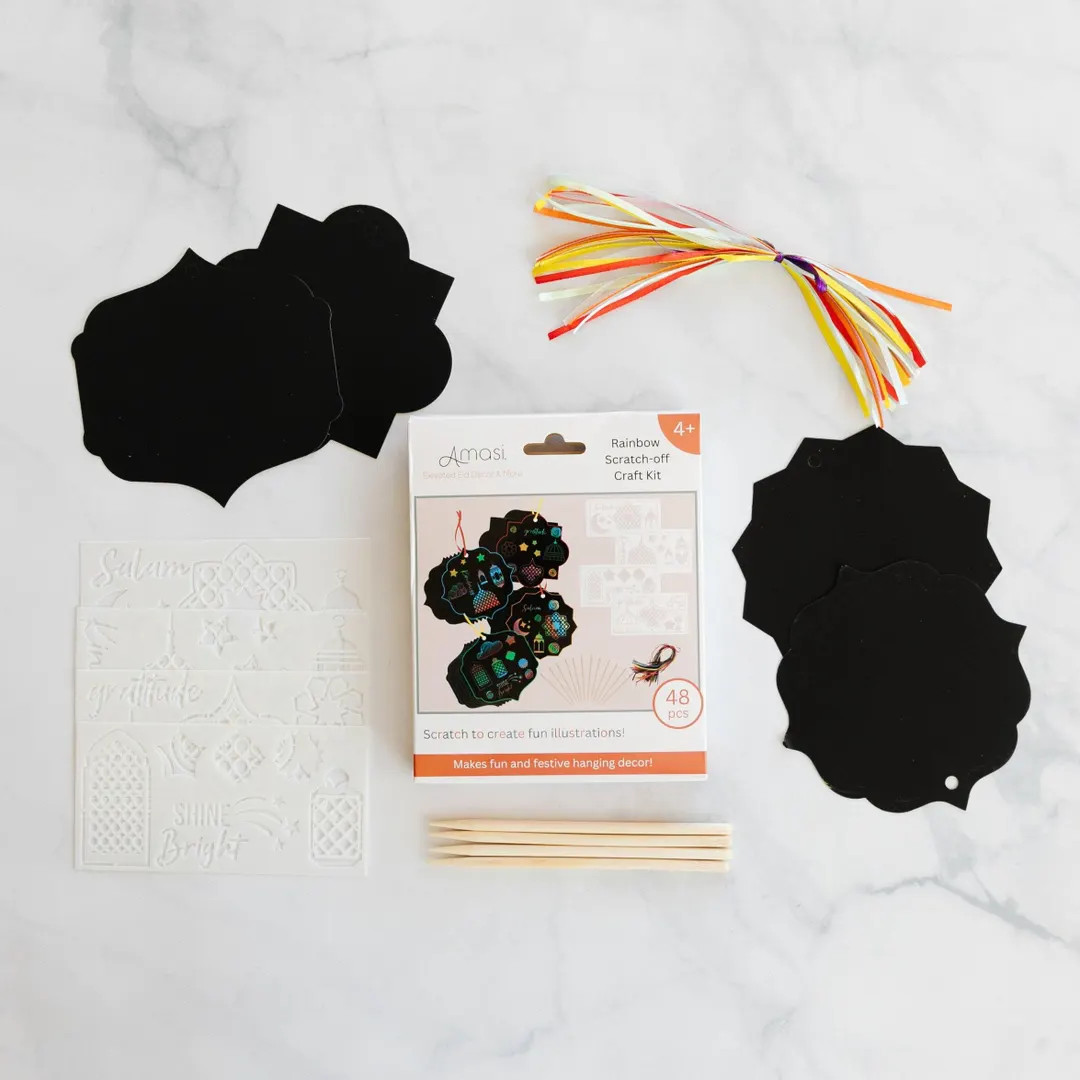 Rainbow Scratch-off  Craft Kit | Etsy (US)