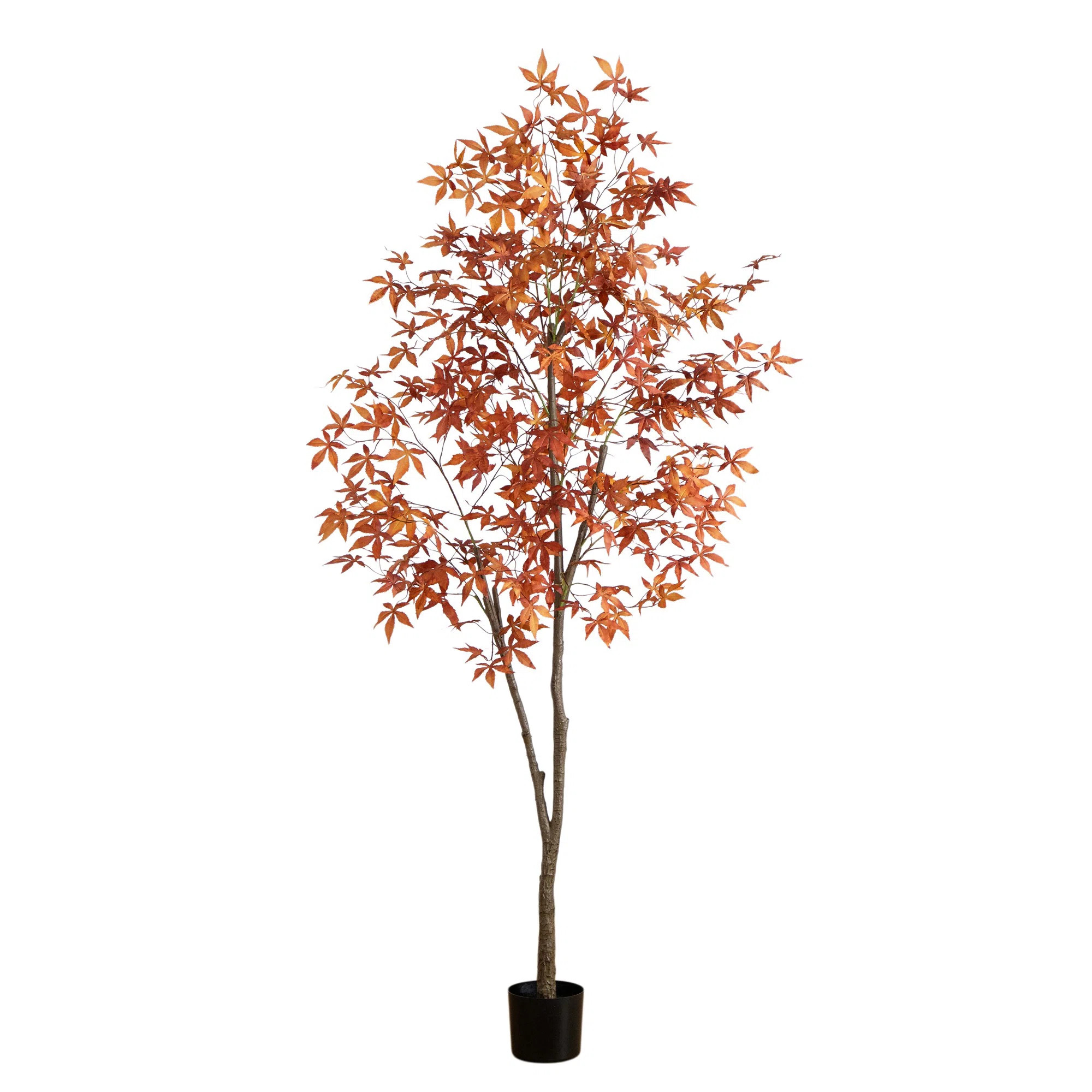 7Ft. Autumn Japanese Maple Artificial Fall Tree | Wayfair North America