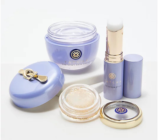 TATCHA Dewy Skin Cream Serum Stick & Lip Balm 3-Piece Kit | QVC