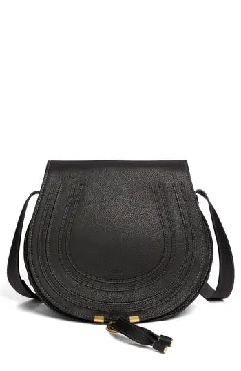 Chloe 'Marcie - Medium' Leather Crossbody Bag - Black | Nordstrom