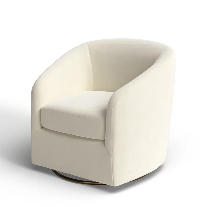 Holden Velvet Swivel Barrel Chair | Wayfair North America