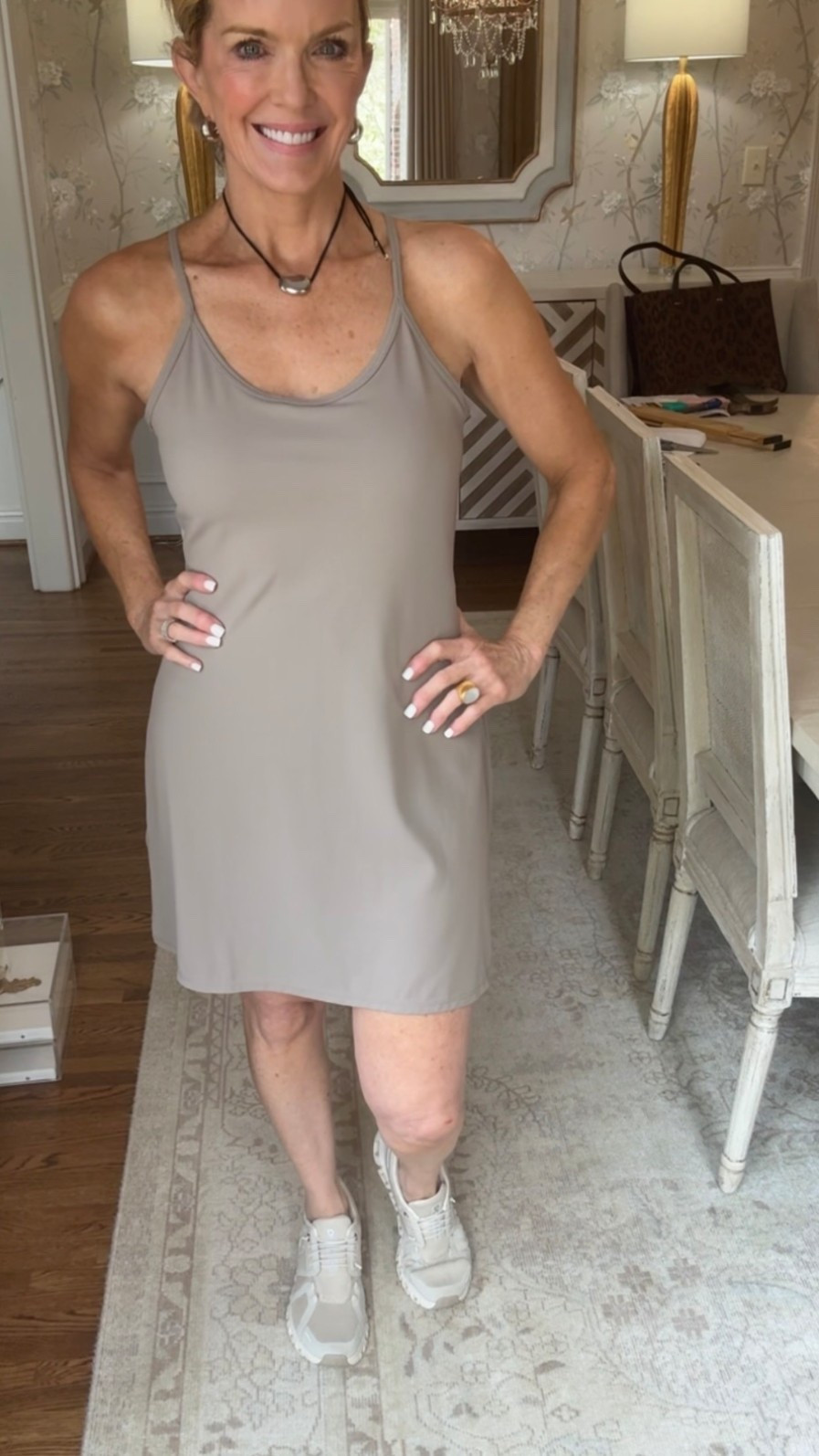 This tennis dress is $45 and comes in so many great colors.