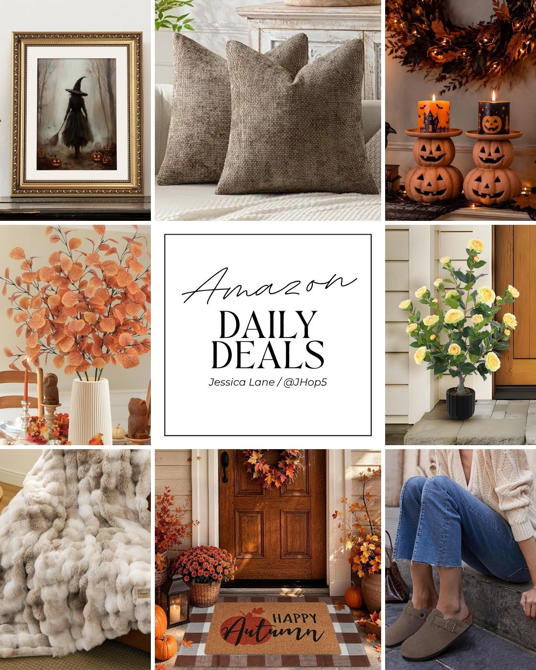 Today’s top Amazon daily deals featuring cozy fall layers, festive Halloween accents, and seasonal home decor.#amazondeals #amazonhome #falldecor #amazonfinds

#LTKSeasonal #LTKHome #LTKSaleAlert