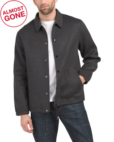 Classic Coaches Double Faced Wool And Cashmere Jacket | TJ Maxx