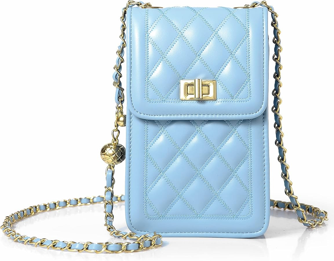 FSD.WG Women Small Crossbody Cell Phone Purse Leather Phone Purse Mini Messenger Shoulder Handbag... | Amazon (US)
