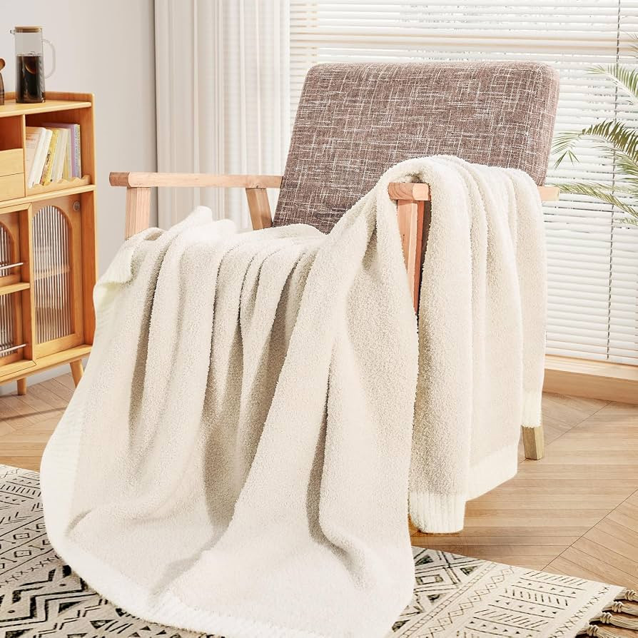 NEXHOME PRO Super Soft Blanket for Women, Cozy Blanket Warm Reversible Knit Lightweight Throws fo... | Amazon (US)