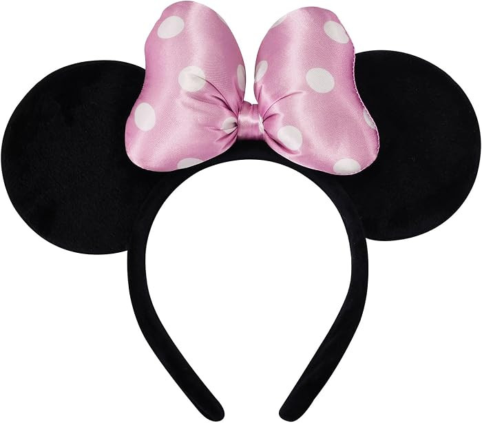 ODOCARE Handmade Mouse Ears Headband for Women and Ladies, Polka Dot Bow Mini Ears Costume Access... | Amazon (US)