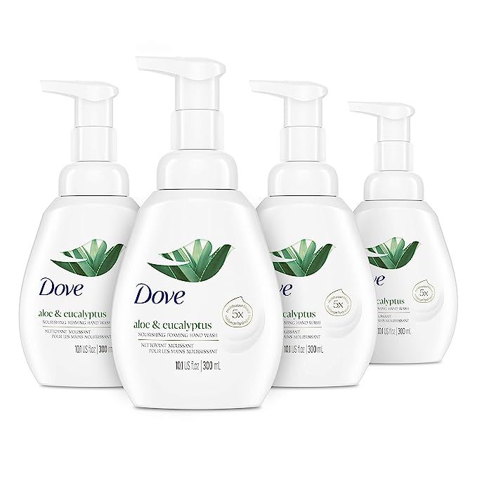 Dove Nourishing Foaming Hand Wash For Clean and Softer Hands Aloe and Eucalyptus Cleanser That Wa... | Amazon (US)
