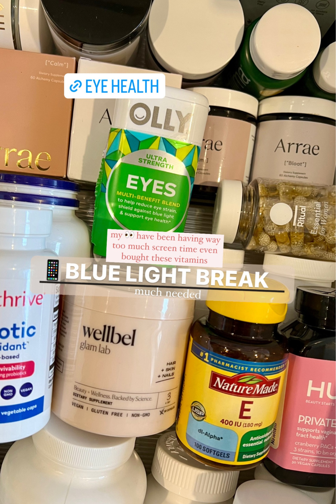 Screen break 
Eye health 
Favorite supplements
Supplement holders  


#LTKfamily #LTKunder100 #LTKhome