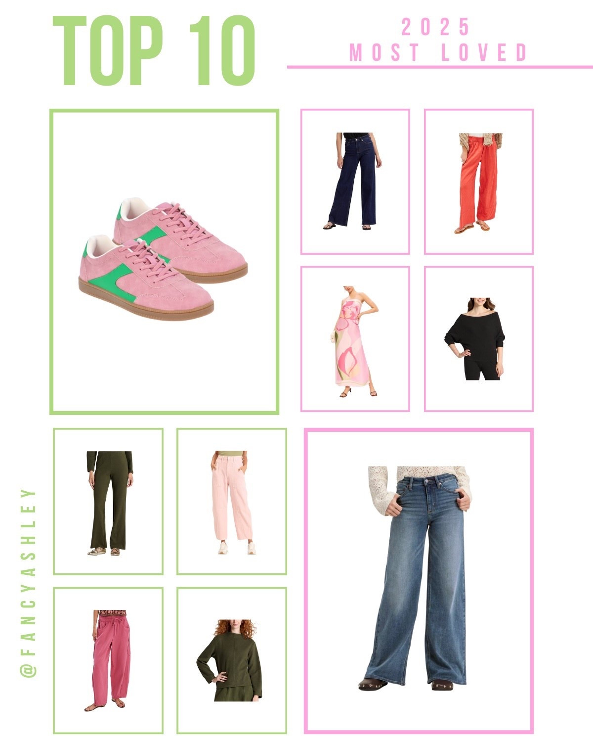 Sharing your most loved from 2025 - So many good pants and jeans with lots of Target finds making the cut. Our fave Walmart sneaks made the list and are currently on sale under $10!! 

#LTKSeasonal #LTKFindsUnder50 #LTKFindsUnder100