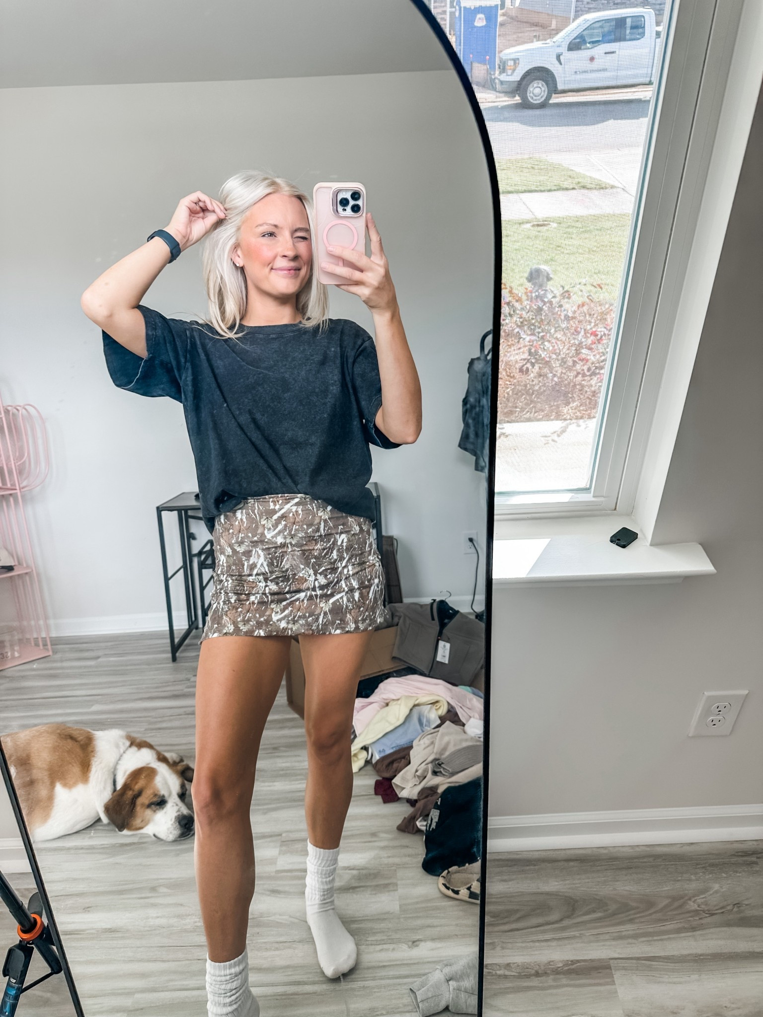 the cutest acid wash tee and camo skort from amazon!! wearing small in top and xsmall in skort

#LTKFindsUnder50 #LTKStyleTip #LTKActive