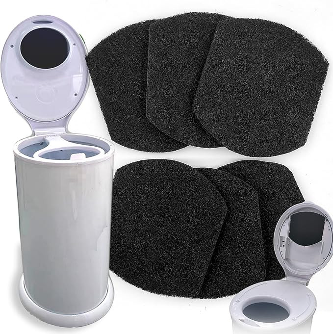 Diaper Pail Deodorizers Odor Eliminator Activated Charcoal Filter Refills Compatible with Ubbi Di... | Amazon (US)
