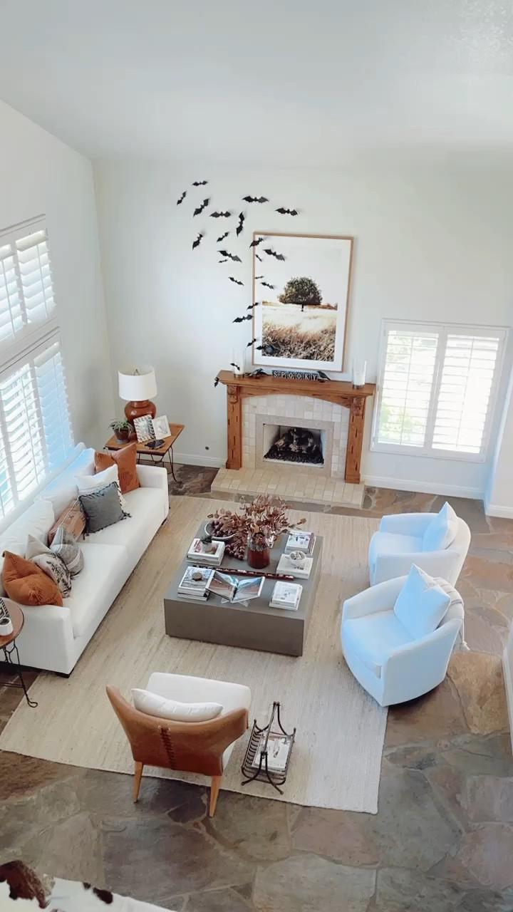 Still loving our stick-on Halloween bats from Amazon! 🦇

#halloweendecorations 

#LTKHalloween #LTKhome #LTKSeasonal