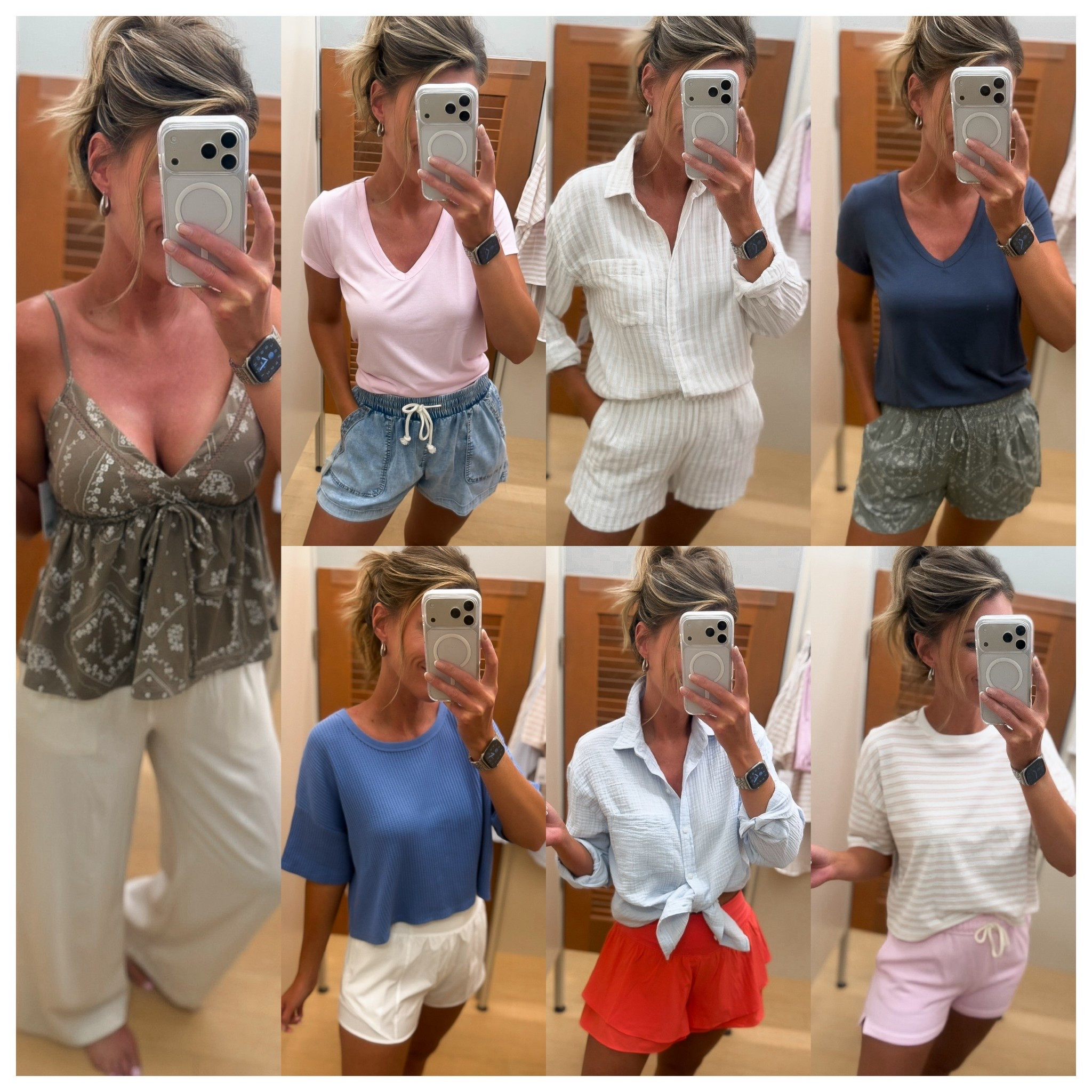Why does Kohl’s feel like Aerie?! I’m not mad about it. Pieces just as cute but way more affordable. 
Tees/ small 
Cami/ medium
Button down/ XS
Shorts / large 
Pants/ mediumm

#LTKSeasonal #LTKSaleAlert #LTKOver40