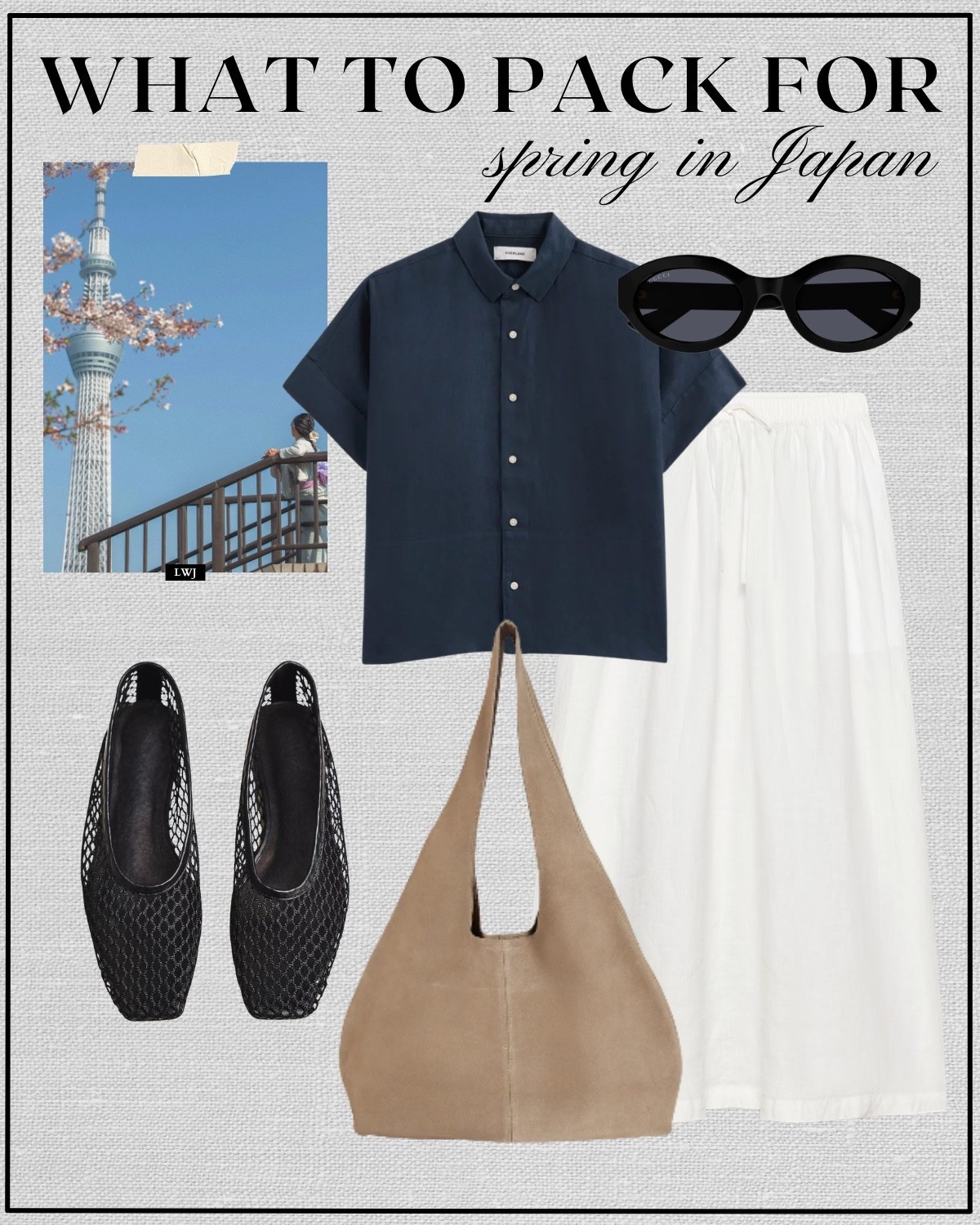 Spring in Japan 

Spring style / relaxed style / white midi skirt / mesh ballet flats / suede tote bag 

#LTKTravel #LTKootd