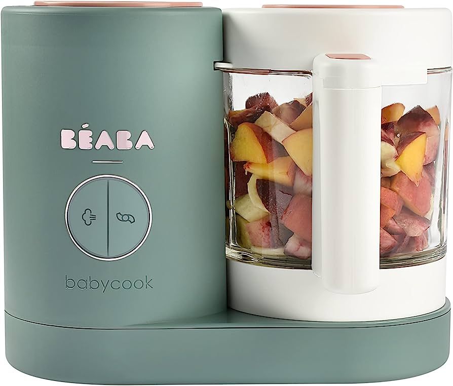 BEABA Babycook Neo, Glass Baby Food Maker, Glass Baby Food Processor, 4 in 1 Baby Food Steamer, G... | Amazon (US)