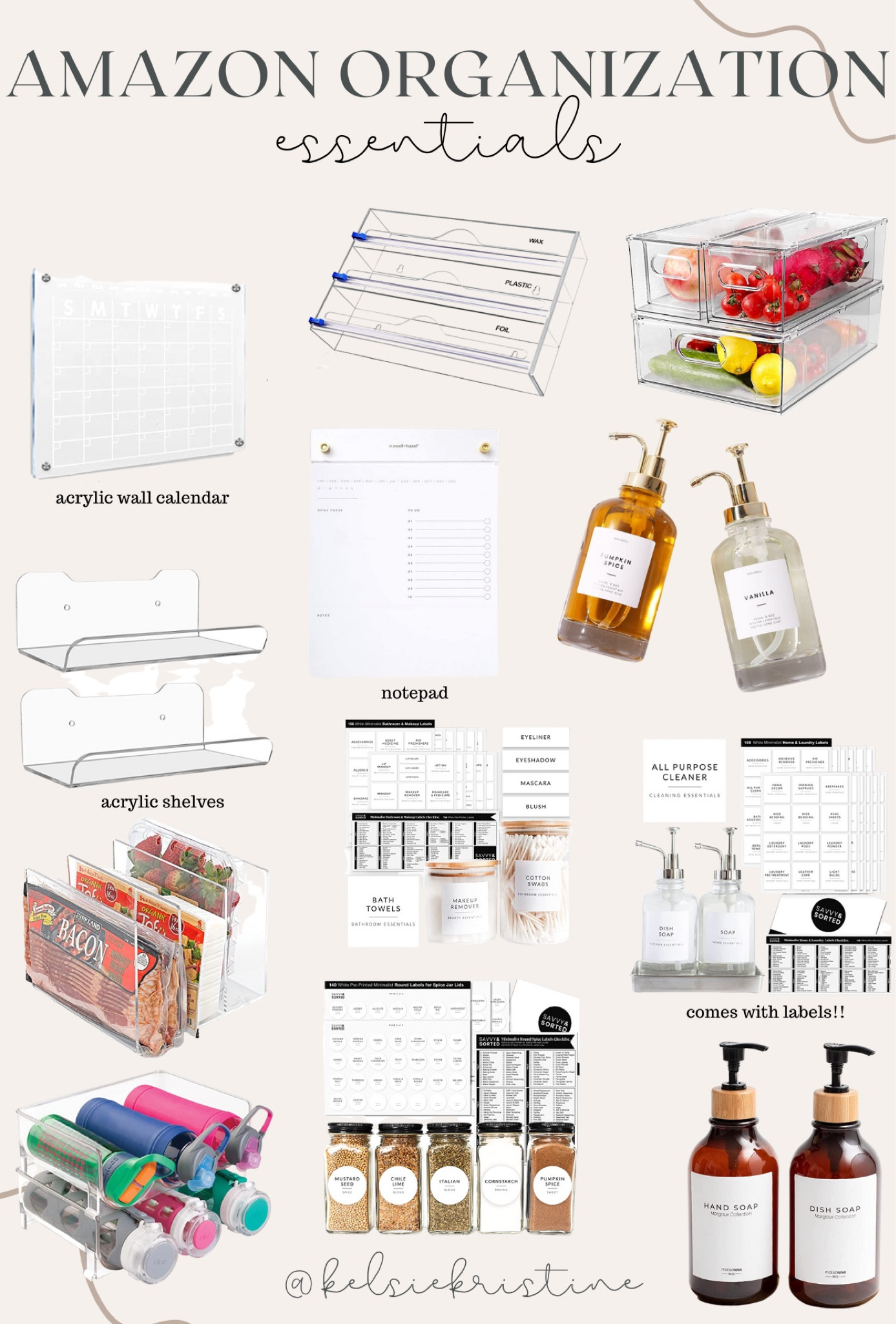 The best organization essentials from Amazon, Amazon, organization, home organization, organizing essentials for the new year from Amazon 

#LTKhome #LTKunder50