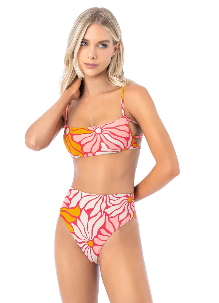 Maaji Dali Flowers Boe Classic Bralette Bikini Top | Maaji