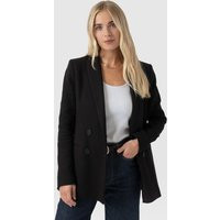 Women's Cambridge Blazer, Black, Cotton, Size UK 10, Saint + Sofia | Saint + Sofia