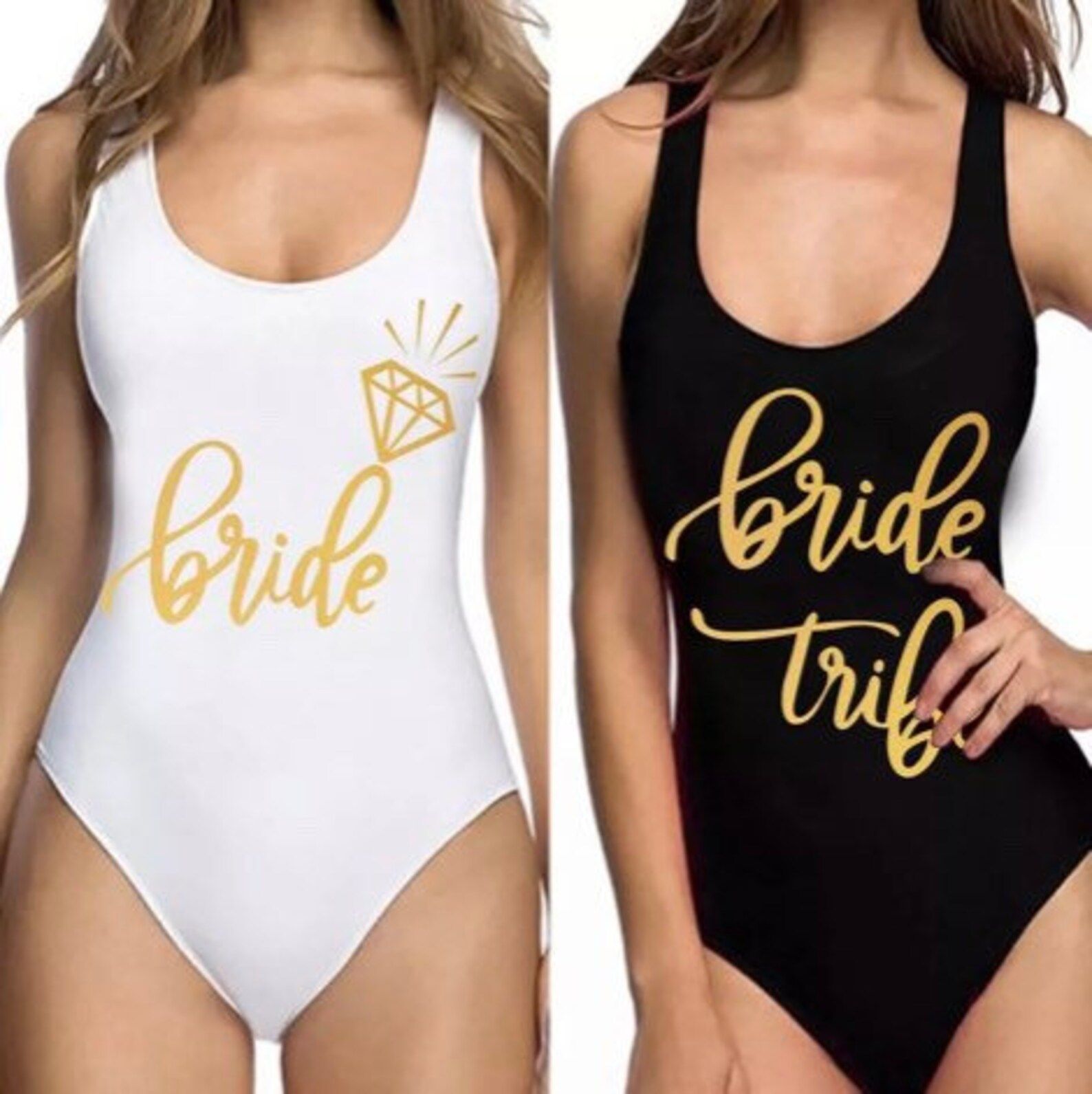 Custom Swimsuits for Women Bachelorette Matching Bride Squad | Etsy | Etsy (US)