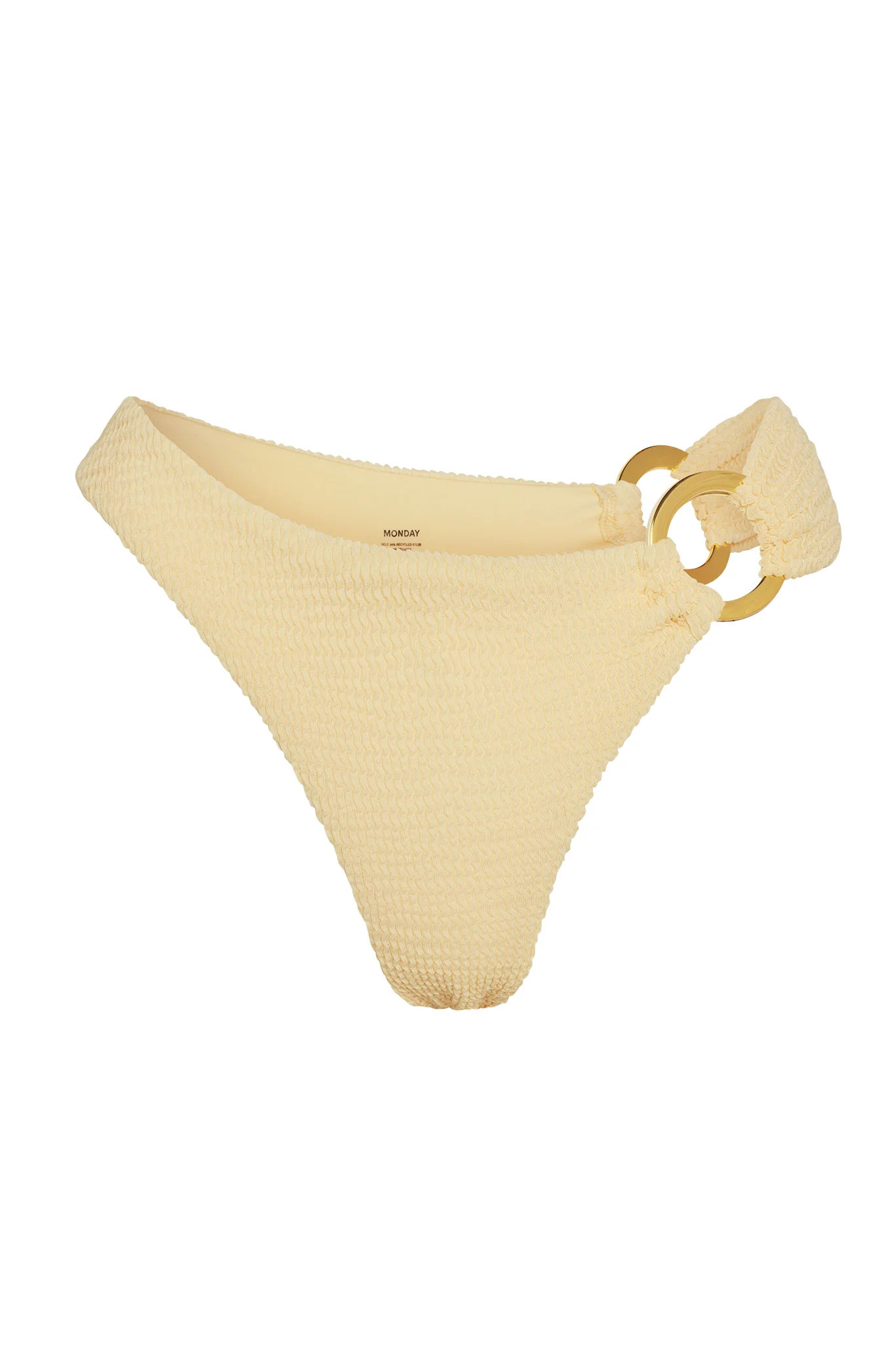 Bronte Bottom - Raffia Crinkle | Monday Swimwear