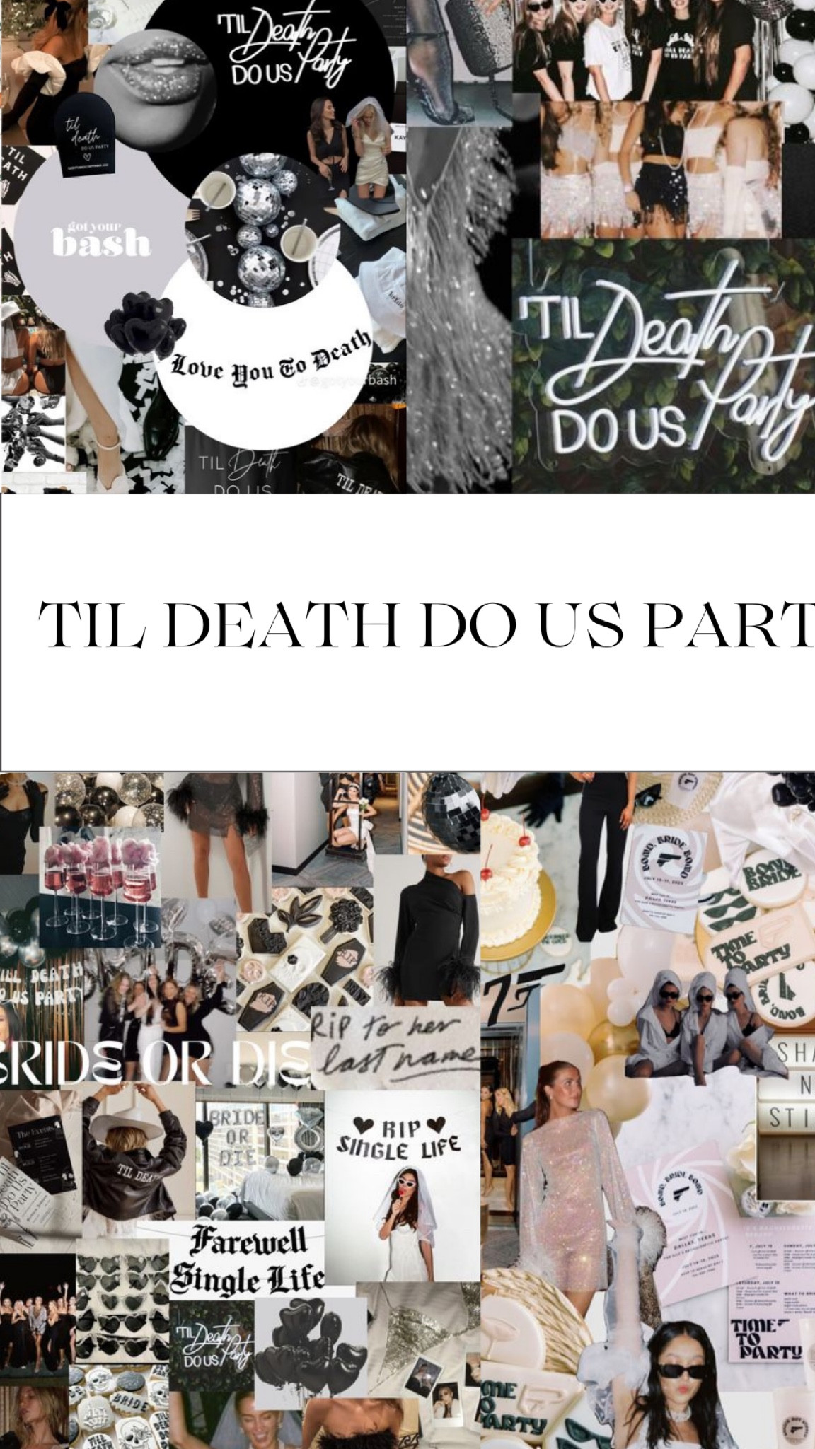 Till Death Do Us Party Bachelorette Theme! 

#LTKtravel #LTKparties #LTKwedding