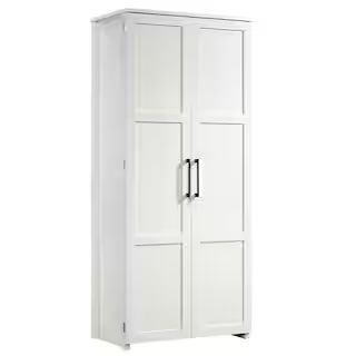 HomeVisions Soft White Storage Cabinet 425047 - The Home Depot | The Home Depot