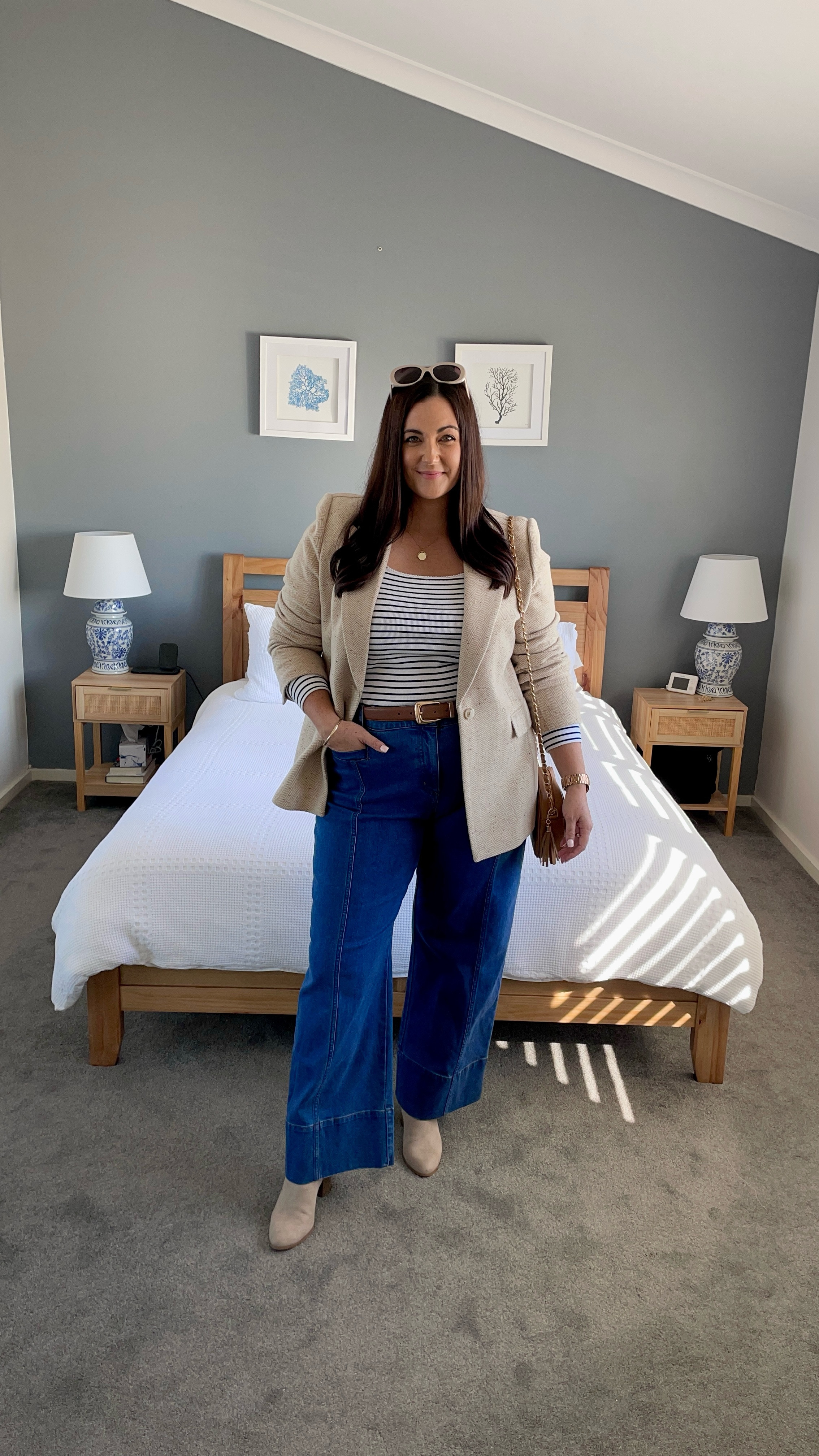 Review Australia are seriously serving the looks this season! 

I’m wearing a size 18 in everything, but could have sized down in the top & jeans tbh, the blazer defs needs that extra room so size up. 

#size18style #flarejeans #blazerstyle #plussizefashion #midsizestyle #reviewaustralia #workwearstyle 

#LTKaustralia #LTKplussize #LTKcurves