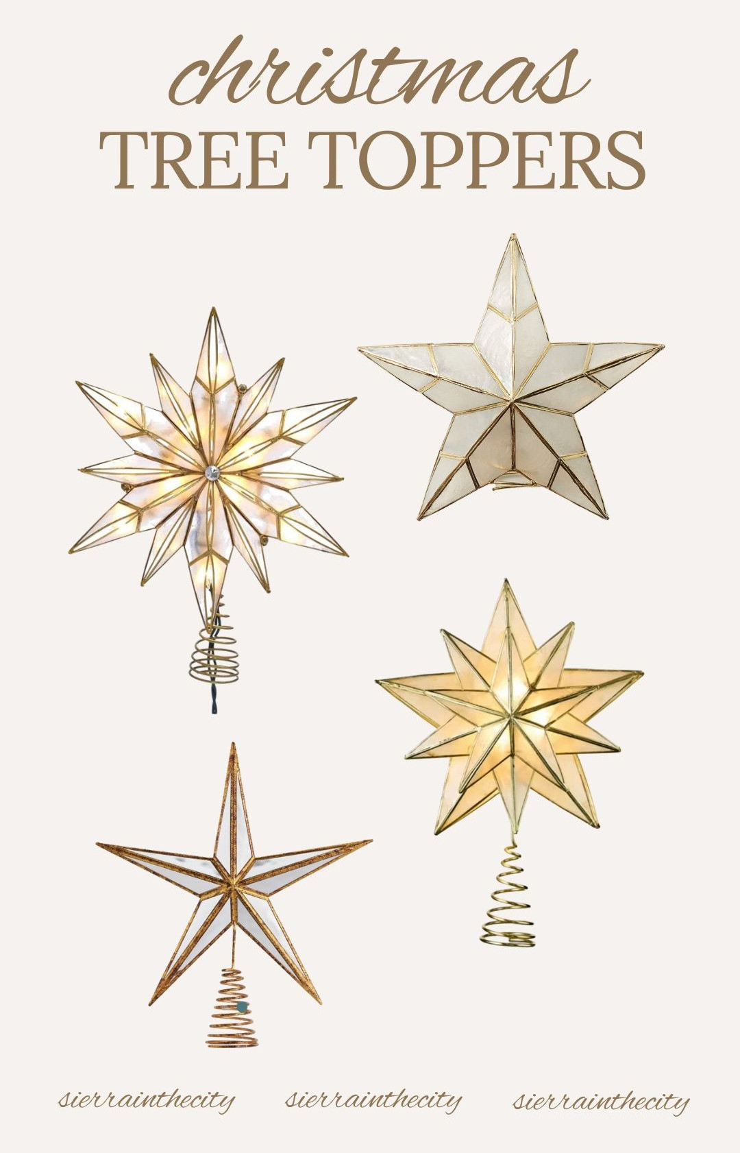 Christmas tree toppers. Holiday decor. holiday decorations.  

 #LTKHoliday #LTKSeasonal #LTKHome