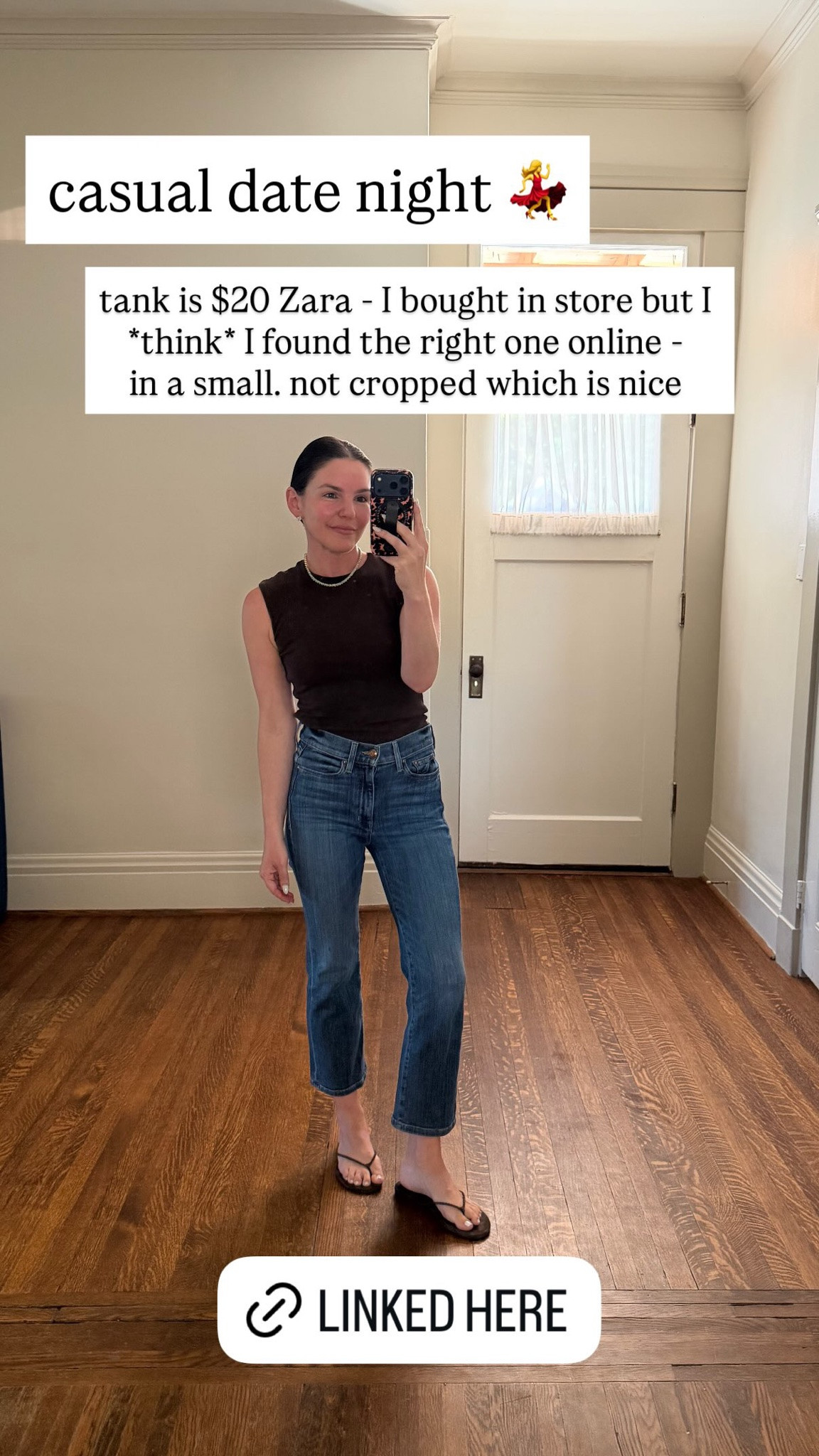 tank is $20 Zara - I bought in store but I
*think* I found the right one online - in a small. not cropped which is nice

#LTKgrwm #LTKdayinmylife #LTKootd