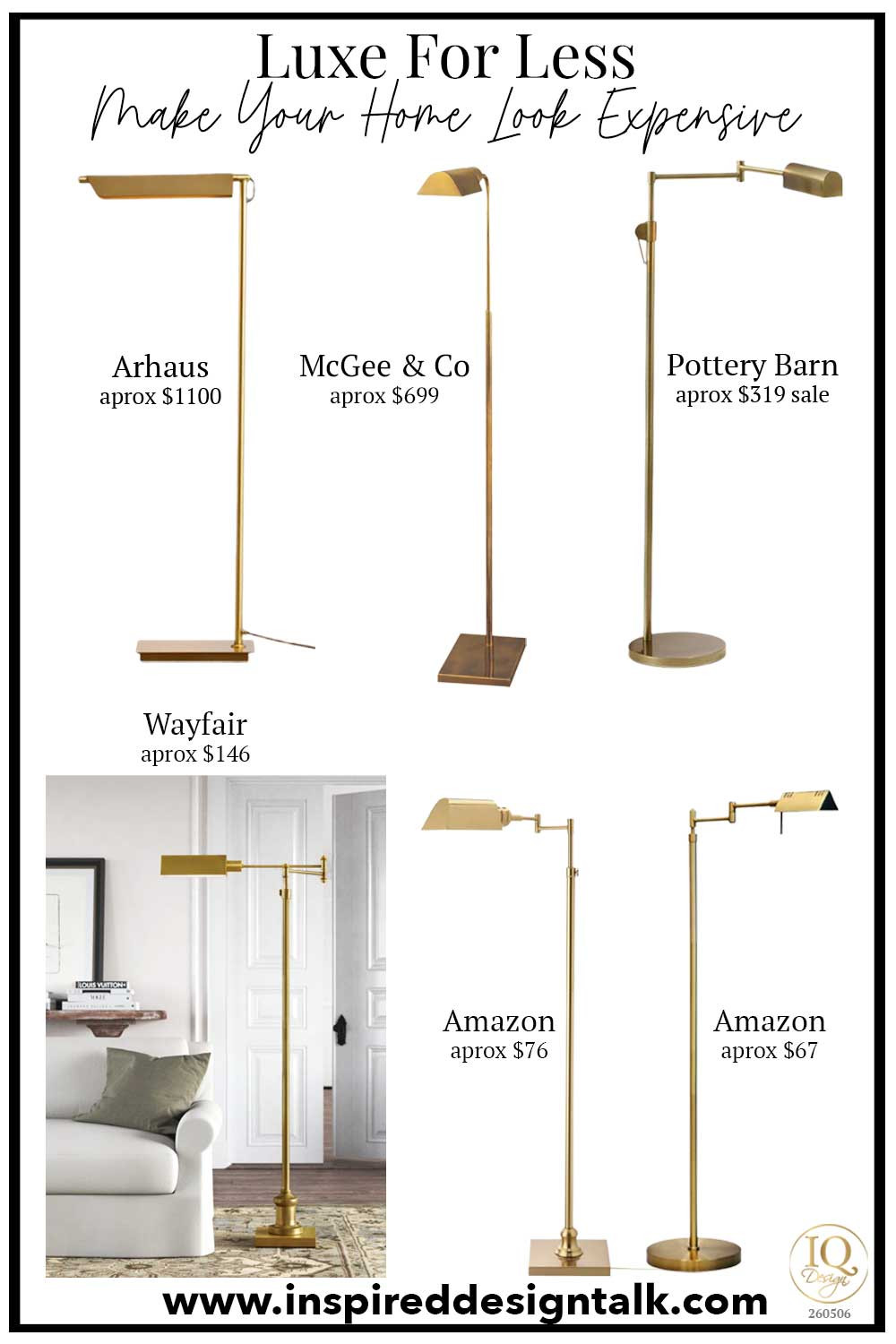💡 Designer Inspired Floor Lamps That Look Expensive ✨

Good lighting instantly changes the feel of a room. These designer inspired task floor lamps create that warm layered lighting look you see in high-end homes without the luxury price tag. Shop these affordable floor lamp finds to make your living room, reading corner, or bedroom feel more elevated. Happy designing 💕✨
Blog designer inspired home decor  

 #LTKOver40 #LTKHome #LTKSaleAlert