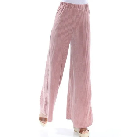 FREE PEOPLE $98 Womens New 1316 Pink Corduroy Wide Leg Pants XS B+B | Walmart (US)