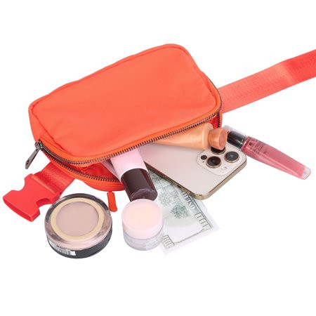 iMounTEK Unisex Mini Belt Bag with Adjustable Strap Crossbody Fanny Pack for Traveling Orange | Walmart (US)