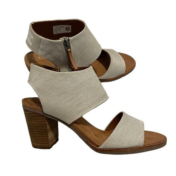 new TOMS Majorca 9 cutout block heel sandal WEDGES 4268 | Poshmark