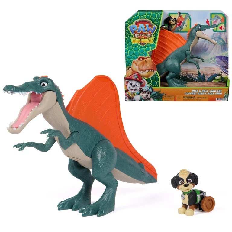 PAW Patrol: The Dino Movie Rise & Roll Dino Set, Ages 3+ | Walmart (US)