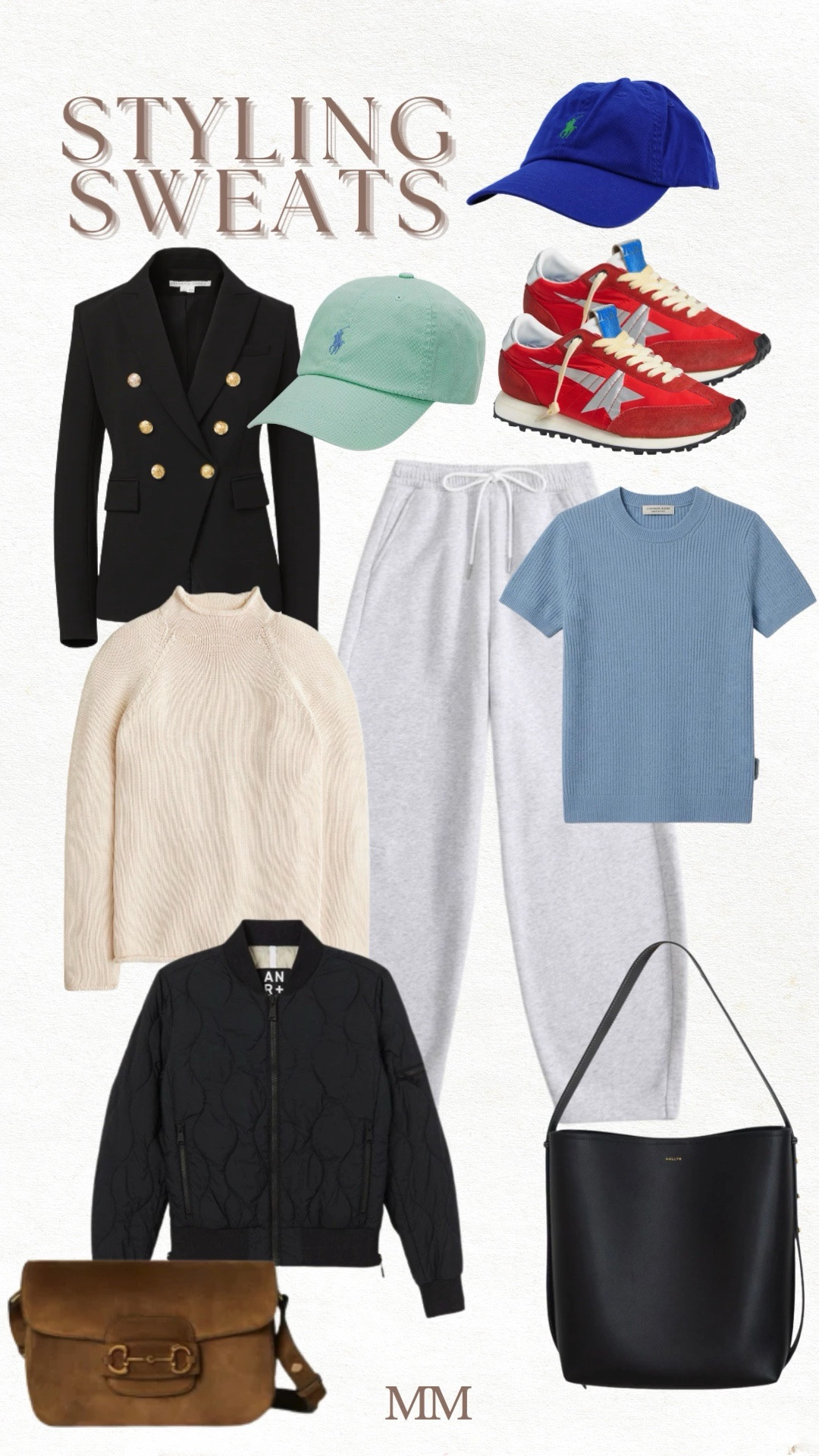 Elevated casual done right 🤍

If you’re looking for an effortless way to style sweatpants, this is your sign. Pair classic gray sweats with a structured blazer, elevated basics, and statement accessories for a polished off duty look that still feels comfortable. Add a pop of color with sneakers or a cap to keep it fresh and on trend.

Perfect for running errands, coffee dates, or travel days when you want to look put together without trying too hard.

[sweatpants outfit, casual chic, athleisure style, blazer outfit, everyday outfits, minimal style, off duty look, neutral outfits, street style, travel outfit]

#LTKootd #LTKOver40