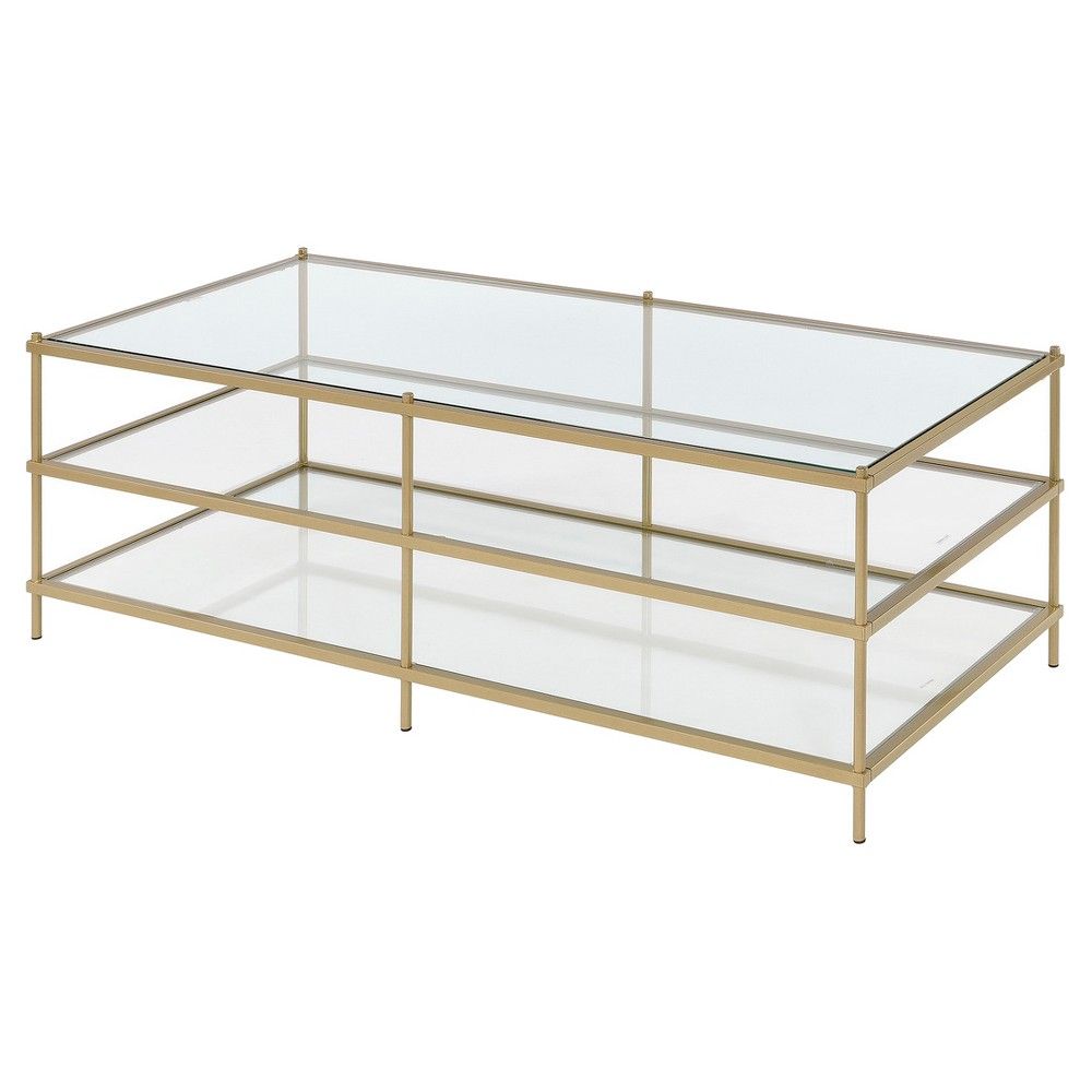 Simplicity Coffee Table - Gold - Fox Hill Trading | Target