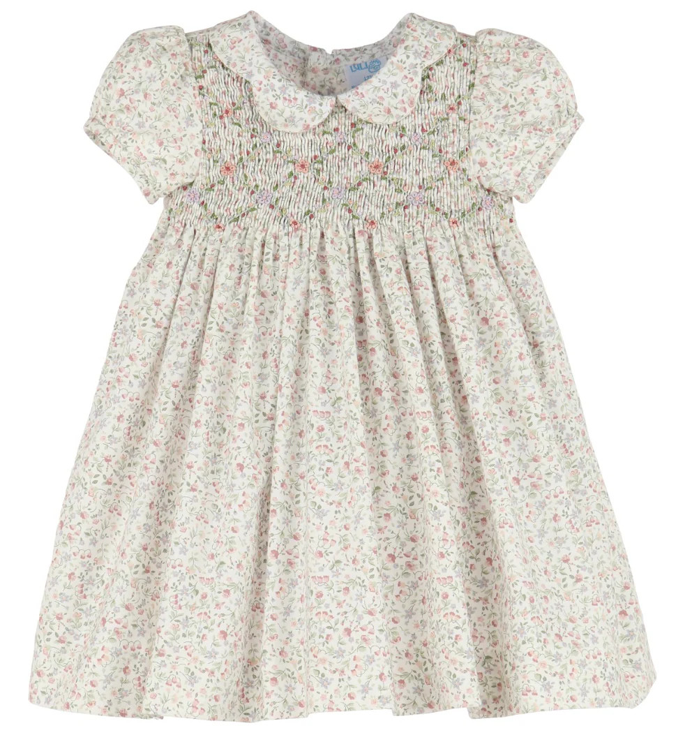 Floral Diamonds Smock Dress | Haute Totz