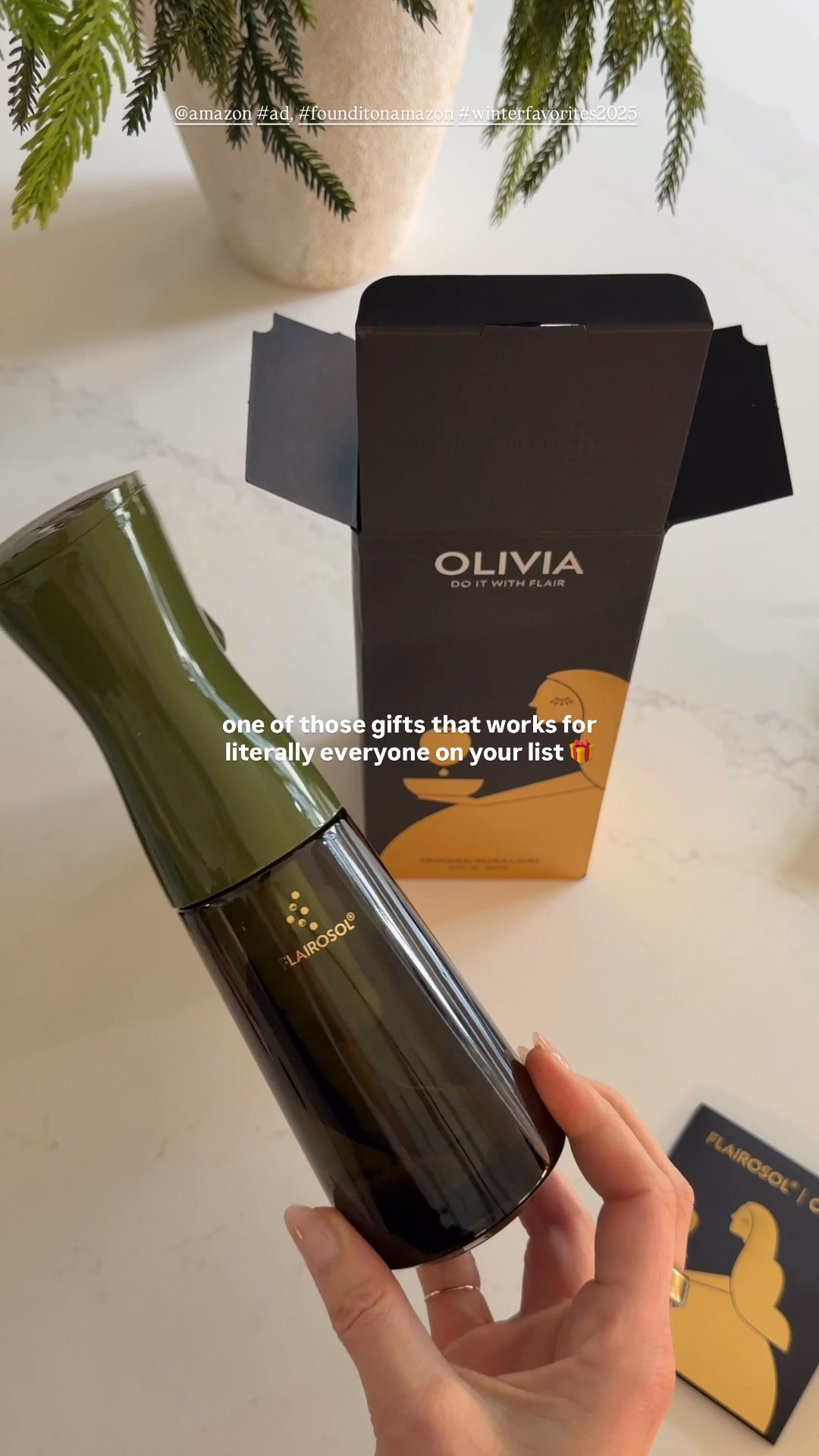 This has been on my wishlist for a while and honestly should be on everyone’s list! the perfect gift for anyone. Evenly spray your pans, SALADS, meats, etc without using excess oil. 

This is the prettiest and best functioning oil sprayer I’ve used, and the price truly can’t be beat especially during this Black Friday sale! 

@amazon #ad #founditonamazon #winterfavorites2025 

#LTKCyberWeek #LTKGiftGuide #LTKHoliday