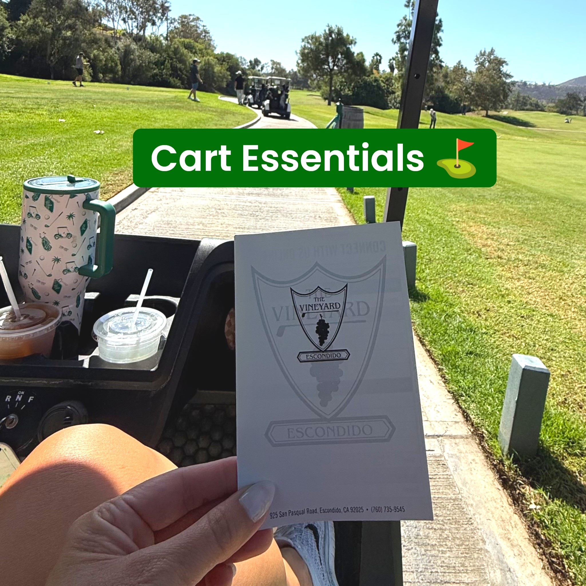 For a successful 18 holes 🤗

#golf #girlswhogolf #golfgirls #golfcart 

#LTKFindsUnder100 #LTKSeasonal #LTKActive