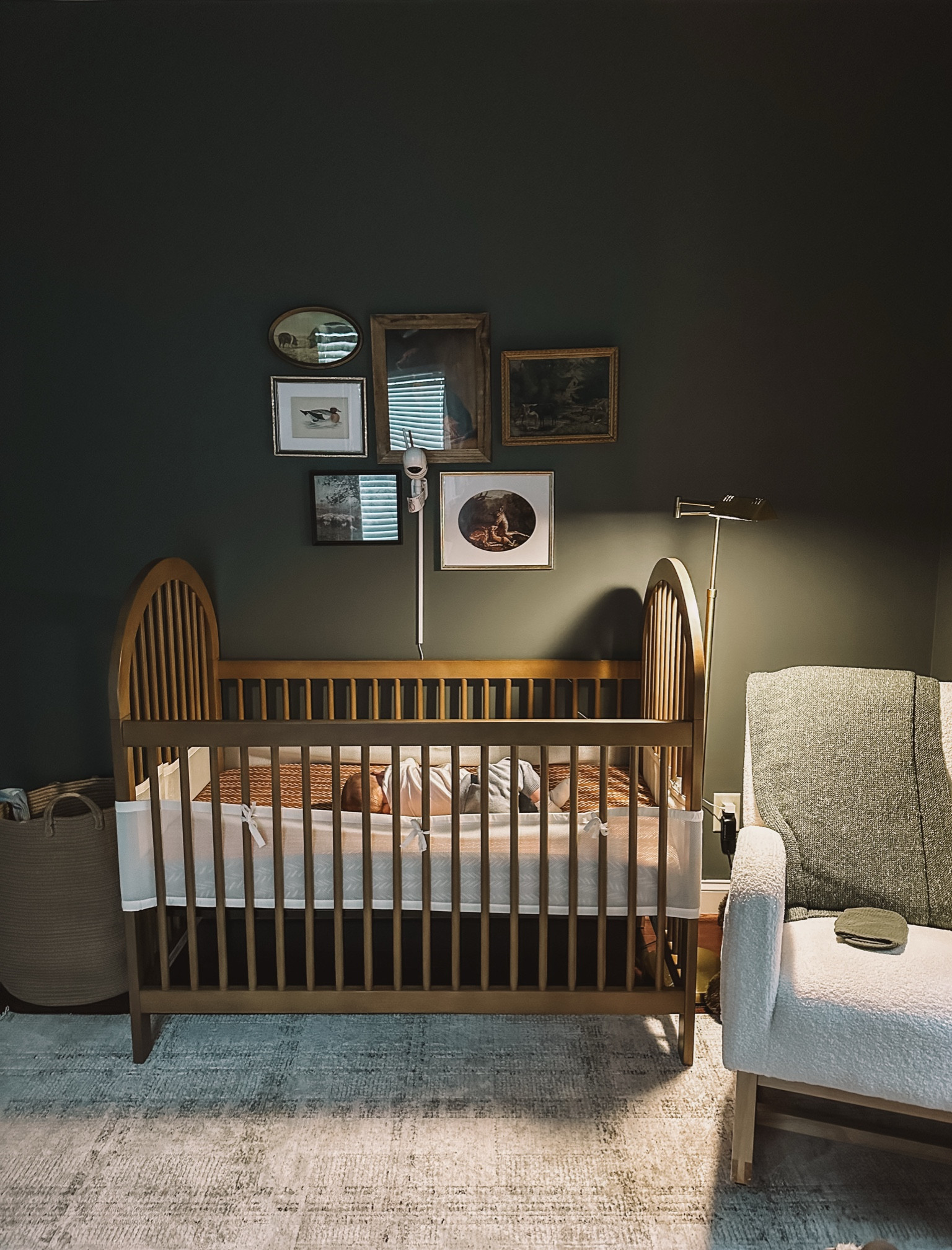 The moodiest cutest animal nursery for my baby boy!