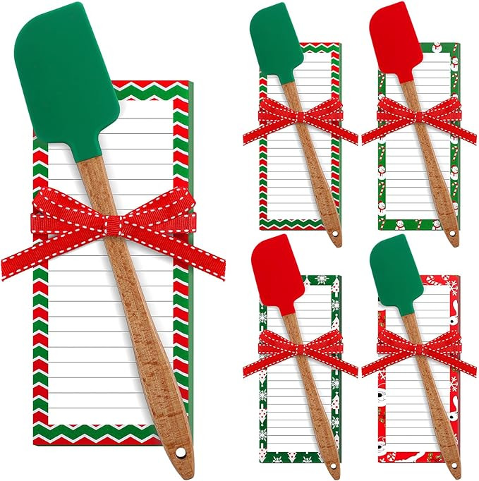 Harloon 4 Set Christmas Kitchen Gifts Christmas Magnetic to Do List Notepads with Red and Green S... | Amazon (US)