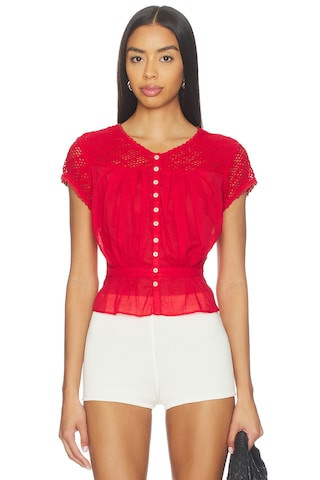 Glimmer Embroidered Top
                    
                    Free People | Revolve Clothing (Global)
