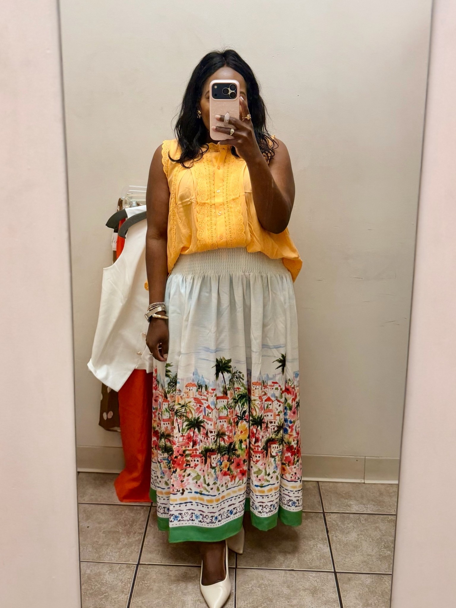 This maxi skirt from Cato’s is giving Anthropologie or Farm Rio vibes!! 🌴

#LTKgrwm #LTKootd #LTKdayinmylife